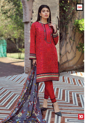 Summer Dress - Lakhany - Komal - Prints - KP#2022A available at Saleem Fabrics Traditions