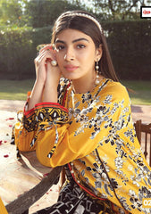 Summer Dress - Lakhany - Komal - Prints - KP#2025A available at Saleem Fabrics Traditions