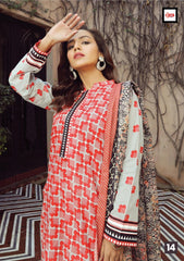 Summer Dress - Lakhany - Komal - Prints - KP#2031A available at Saleem Fabrics Traditions
