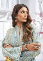 Summer Dress - Lakhany - Spring - V01 - EC-2232 available at Saleem Fabrics Traditions