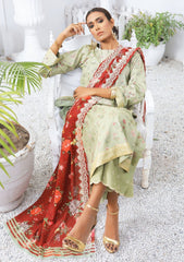 Summer Dress - Lakhany - Spring - V01 - EC-2233 available at Saleem Fabrics Traditions