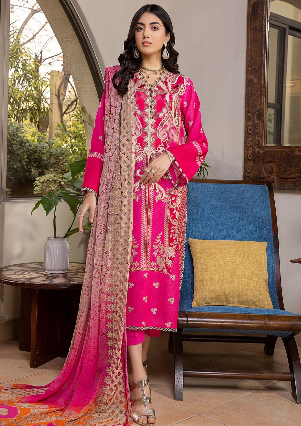 Summer Dress - Qaus - Aghaz-e-Nau -Vol-1 QKR#04 available at Saleem Fabrics Traditions