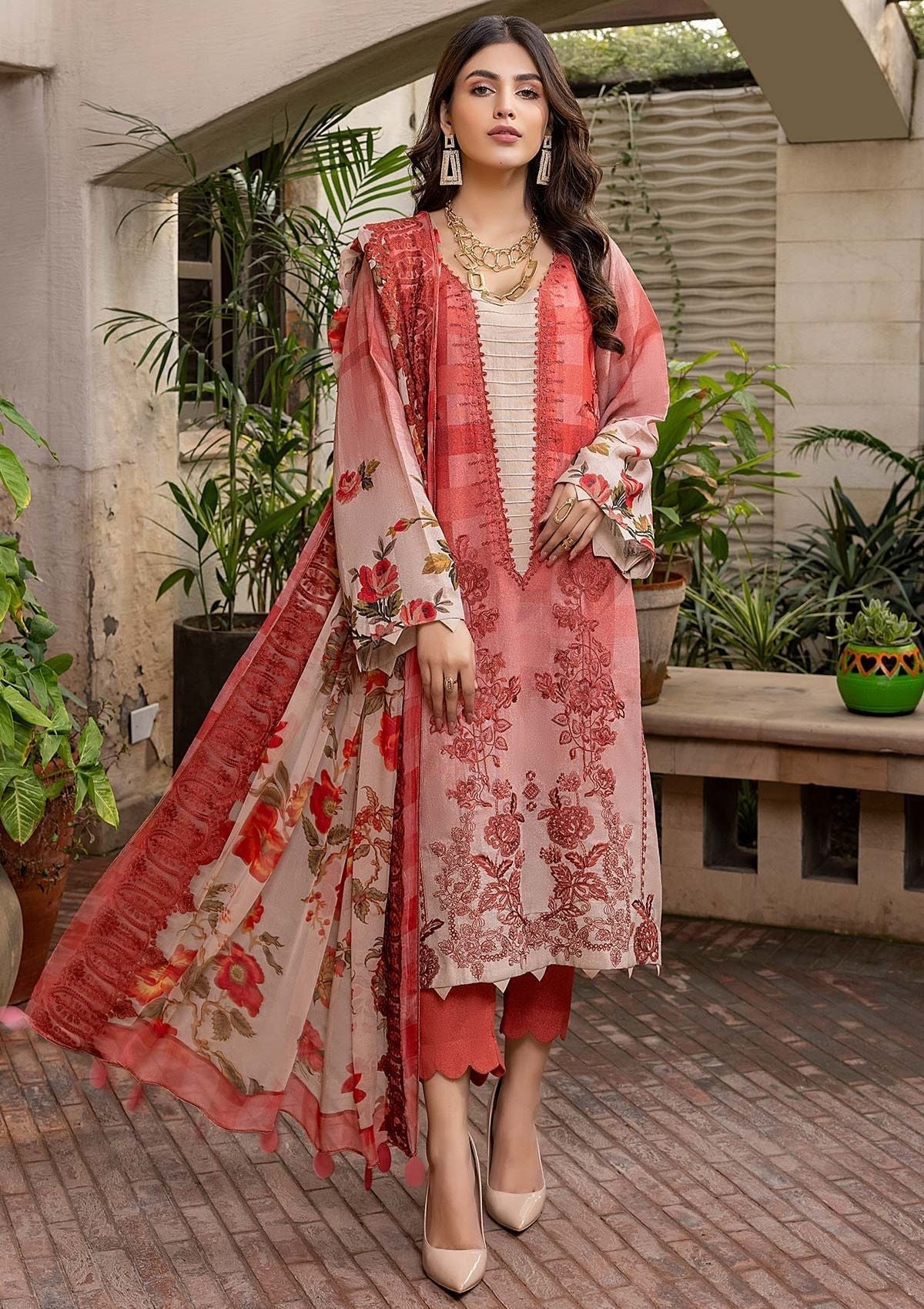 Summer Dress - Qaus - Aghaz-e-Nau -Vol-1 QKR#06 available at Saleem Fabrics Traditions