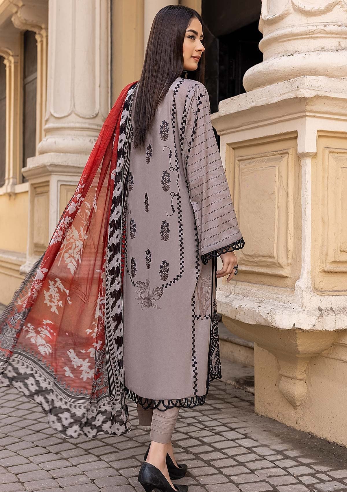 Summer Dress - Qaus - Rang-e-Bahr - QRB#2A available at Saleem Fabrics Traditions