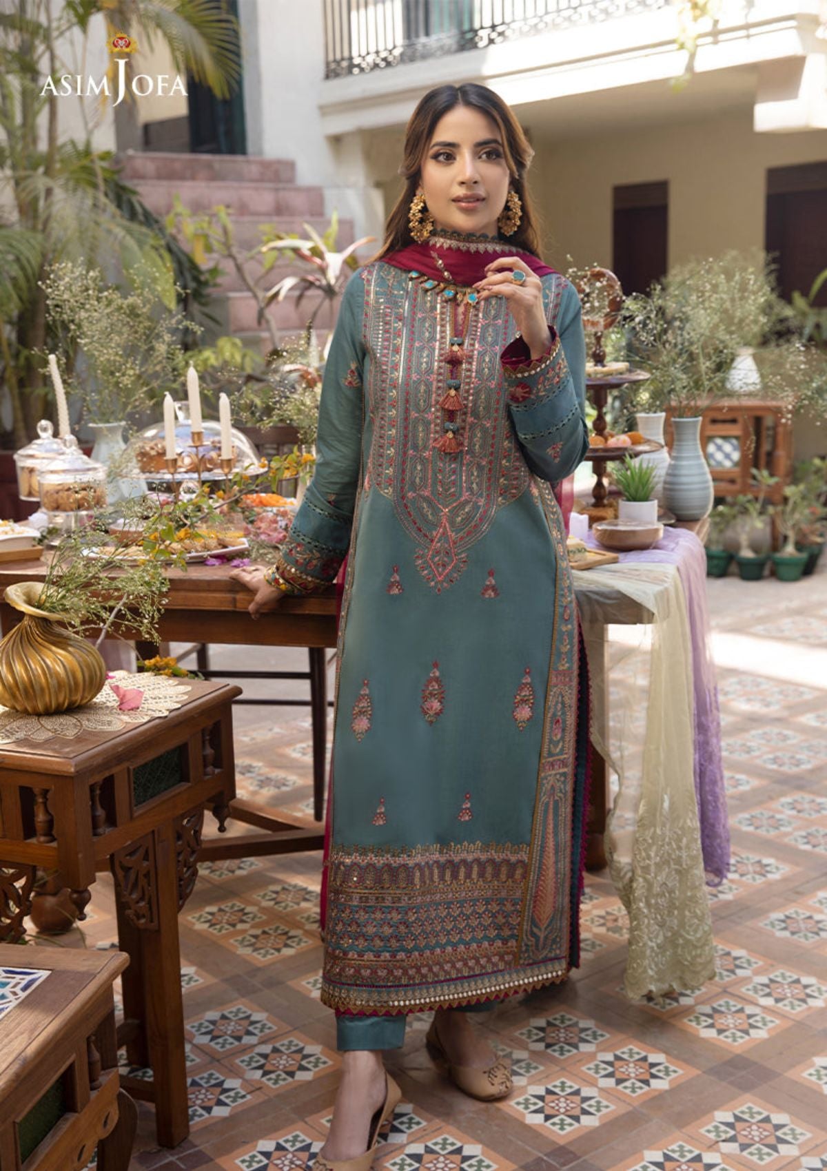 Lawn Collection - Asim Jofa - Zarq Barq - AJZB#6