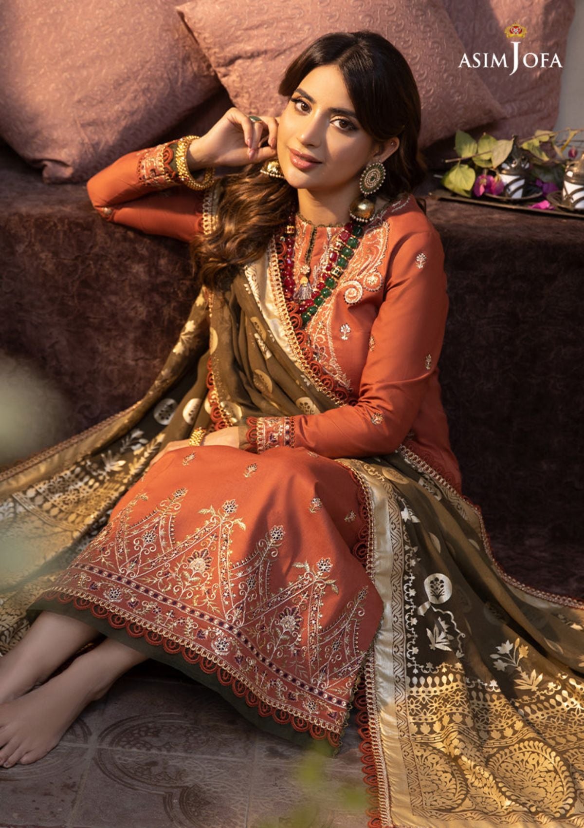 Lawn Collection - Asim Jofa - Zarq Barq - AJZB#14