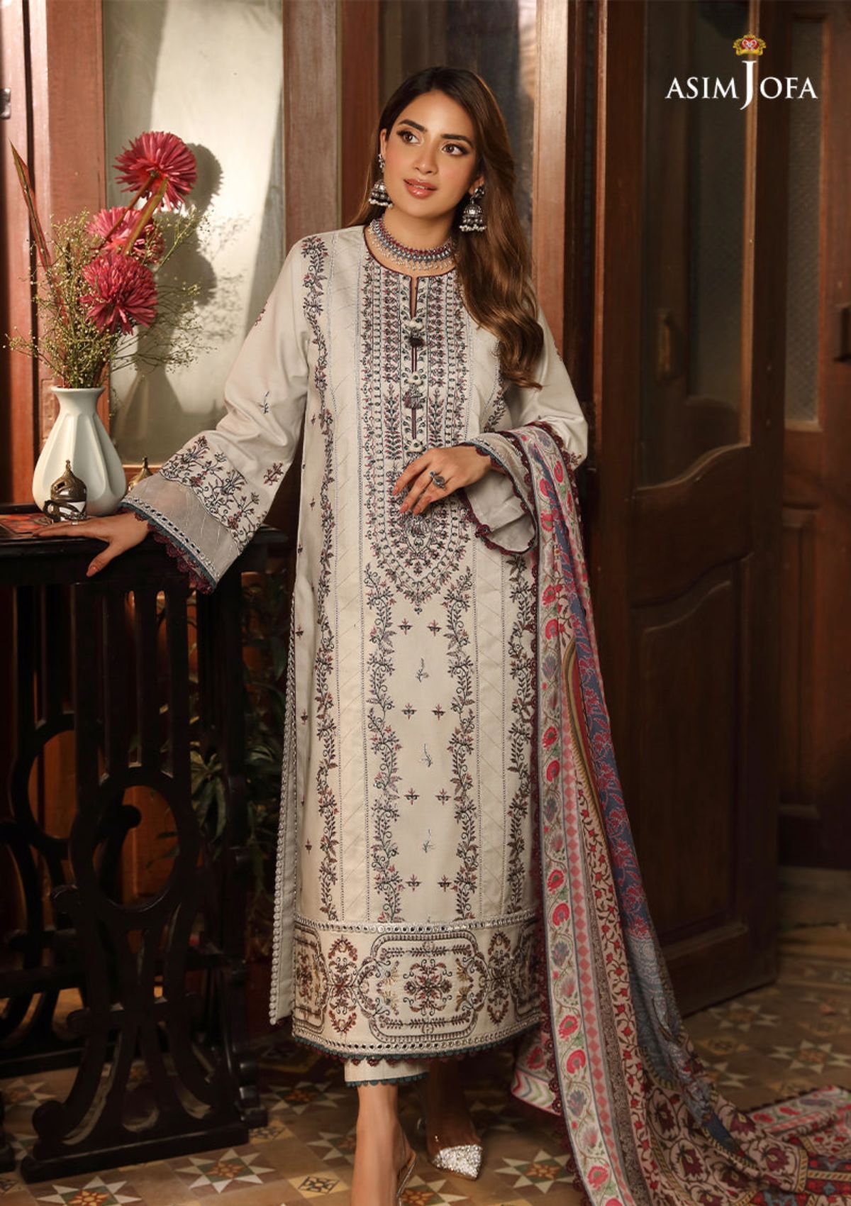 Lawn Collection - Asim Jofa - Zarq Barq - AJZB#10