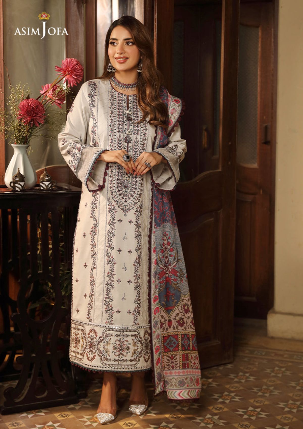 Lawn Collection - Asim Jofa - Zarq Barq - AJZB#10