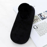 Velvet Socks D#02 (Black) available at Saleem Fabrics Traditions