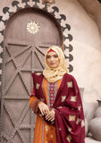 Winter Collectiion - Dua - Gul-e-Zarki - Indigo - IWD#04 available at Saleem Fabrics Traditions