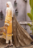 Winter Collectiion - Dua - Gul-e-Zarki - Indigo - IWD#06 available at Saleem Fabrics Traditions