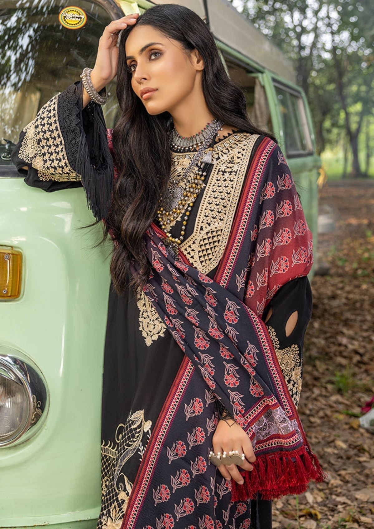 Winter Collection - AL Zohaib - Wintry Breeze - D#1 available at Saleem Fabrics Traditions