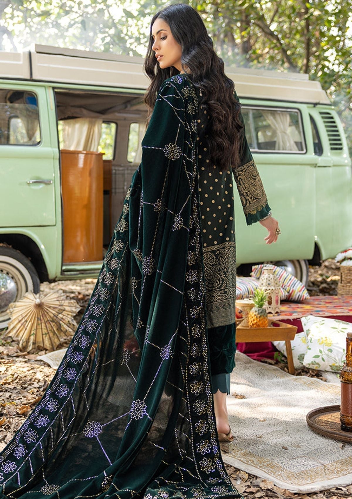 Winter Collection - AL Zohaib - Wintry Breeze - D#8 available at Saleem Fabrics Traditions