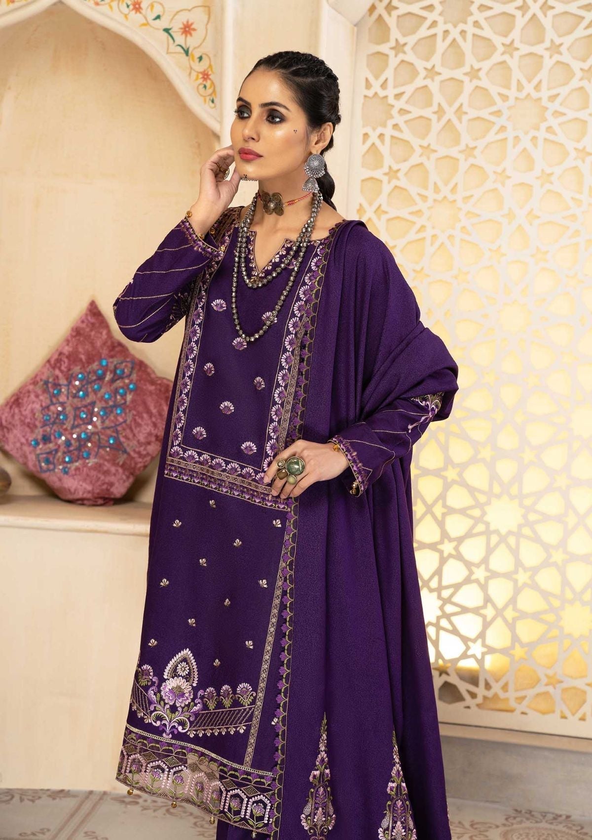 Winter Collection - Anamta - Dans Le Imperial - D#1 available at Saleem Fabrics Traditions