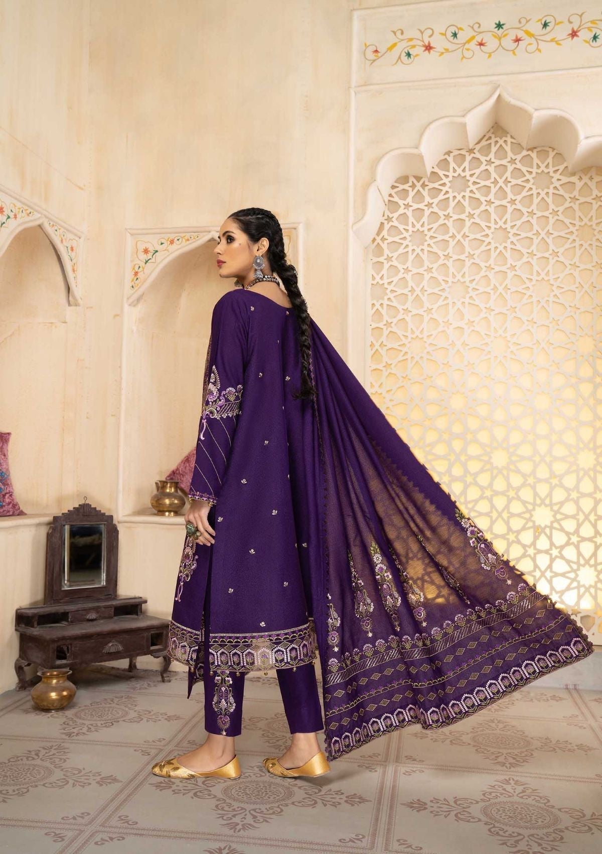 Winter Collection - Anamta - Dans Le Imperial - D#1 available at Saleem Fabrics Traditions
