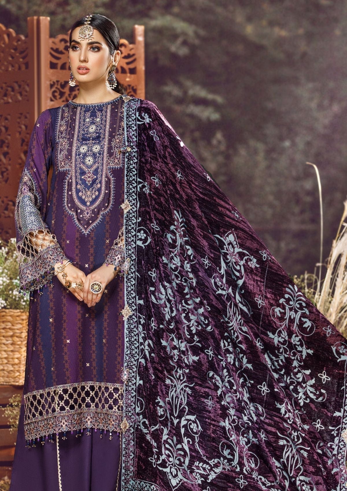 Winter Collection - Anaya - Ankara - AEL#06 (Hala) available at Saleem Fabrics Traditions
