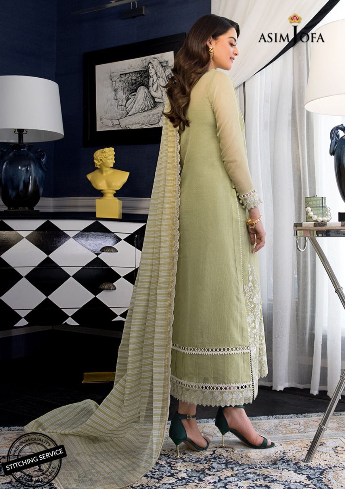 Winter Collection - Asim Jofa - Iqra & Minal - AJIM#10 available at Saleem Fabrics Traditions