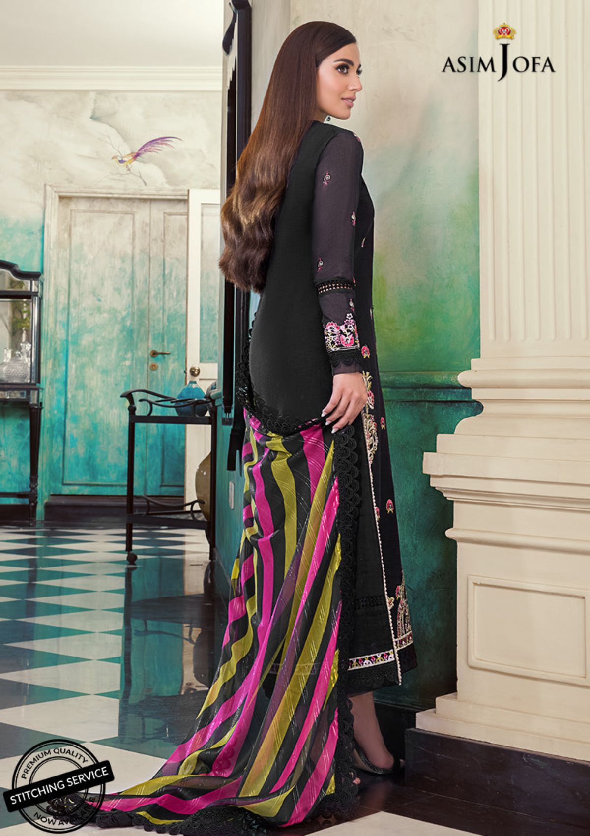 Winter Collection - Asim Jofa - Iqra & Minal - AJIM#11 available at Saleem Fabrics Traditions