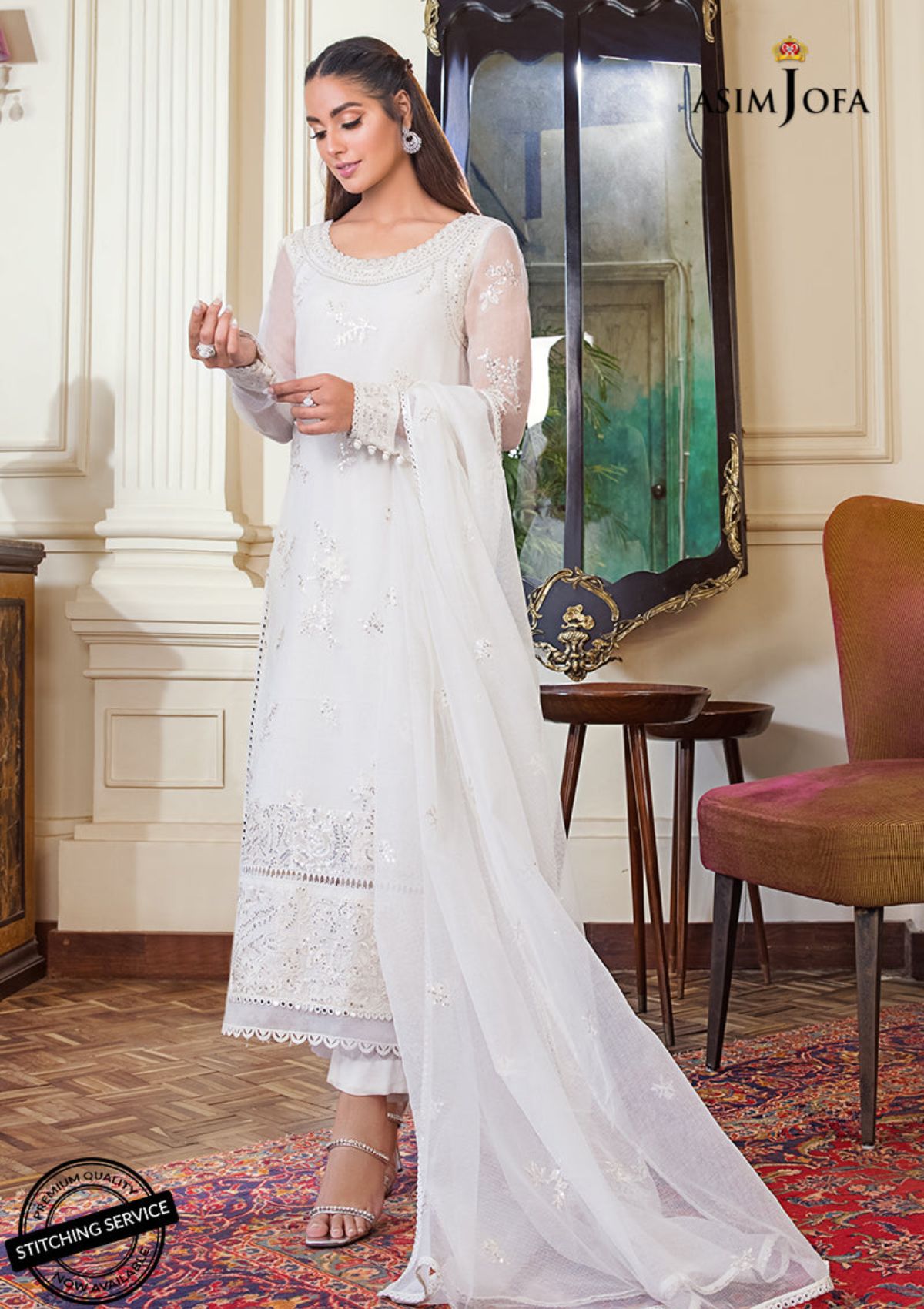 Winter Collection - Asim Jofa - Iqra & Minal - AJIM#13 available at Saleem Fabrics Traditions