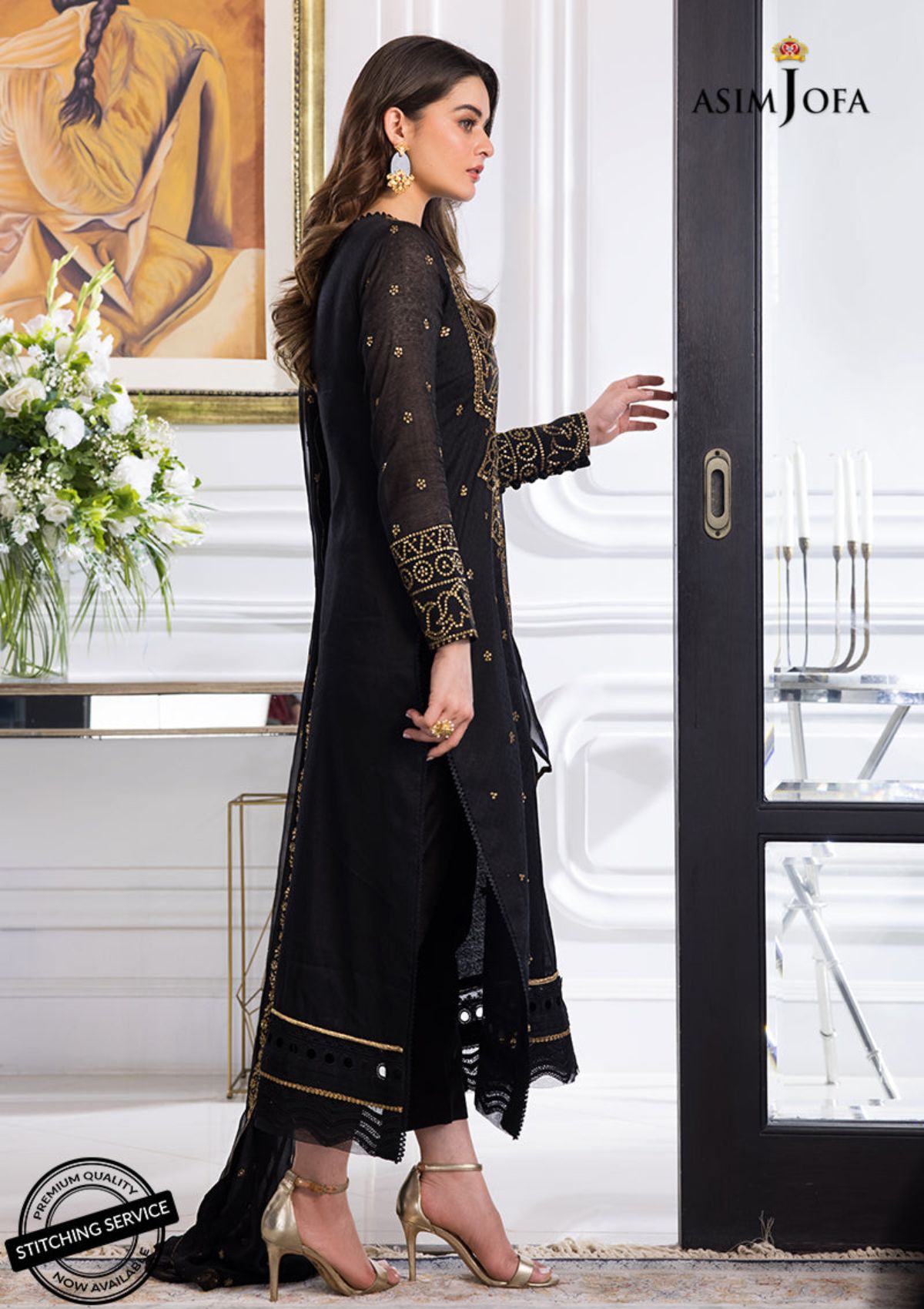 Winter Collection - Asim Jofa - Iqra & Minal - AJIM#14 available at Saleem Fabrics Traditions