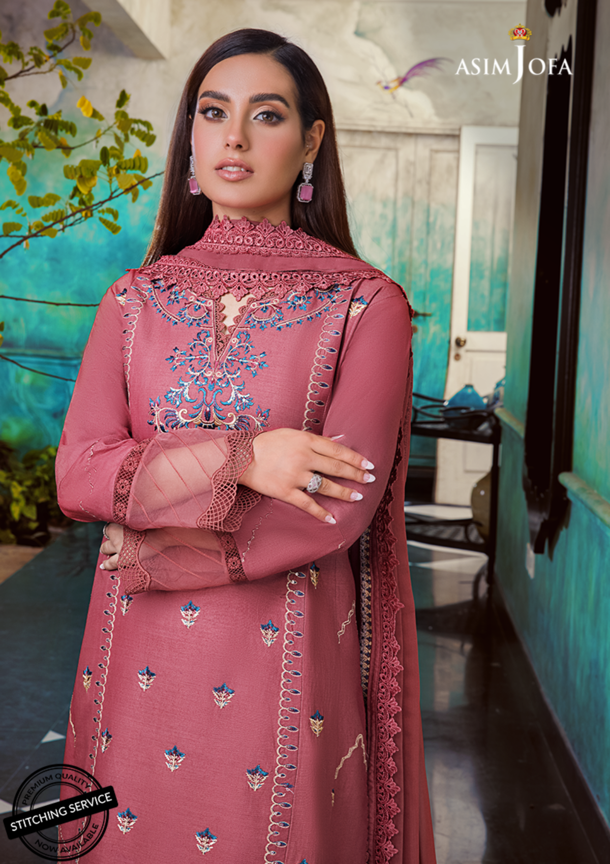 Winter Collection - Asim Jofa - Iqra & Minal - AJIM#23 available at Saleem Fabrics Traditions