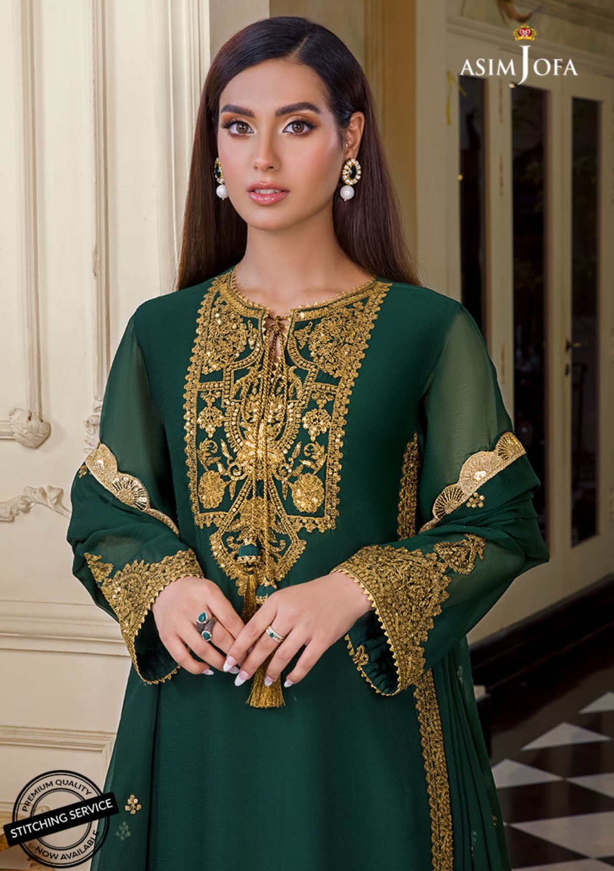 Winter Collection - Asim Jofa - Iqra & Minal - AJIM#3 available at Saleem Fabrics Traditions