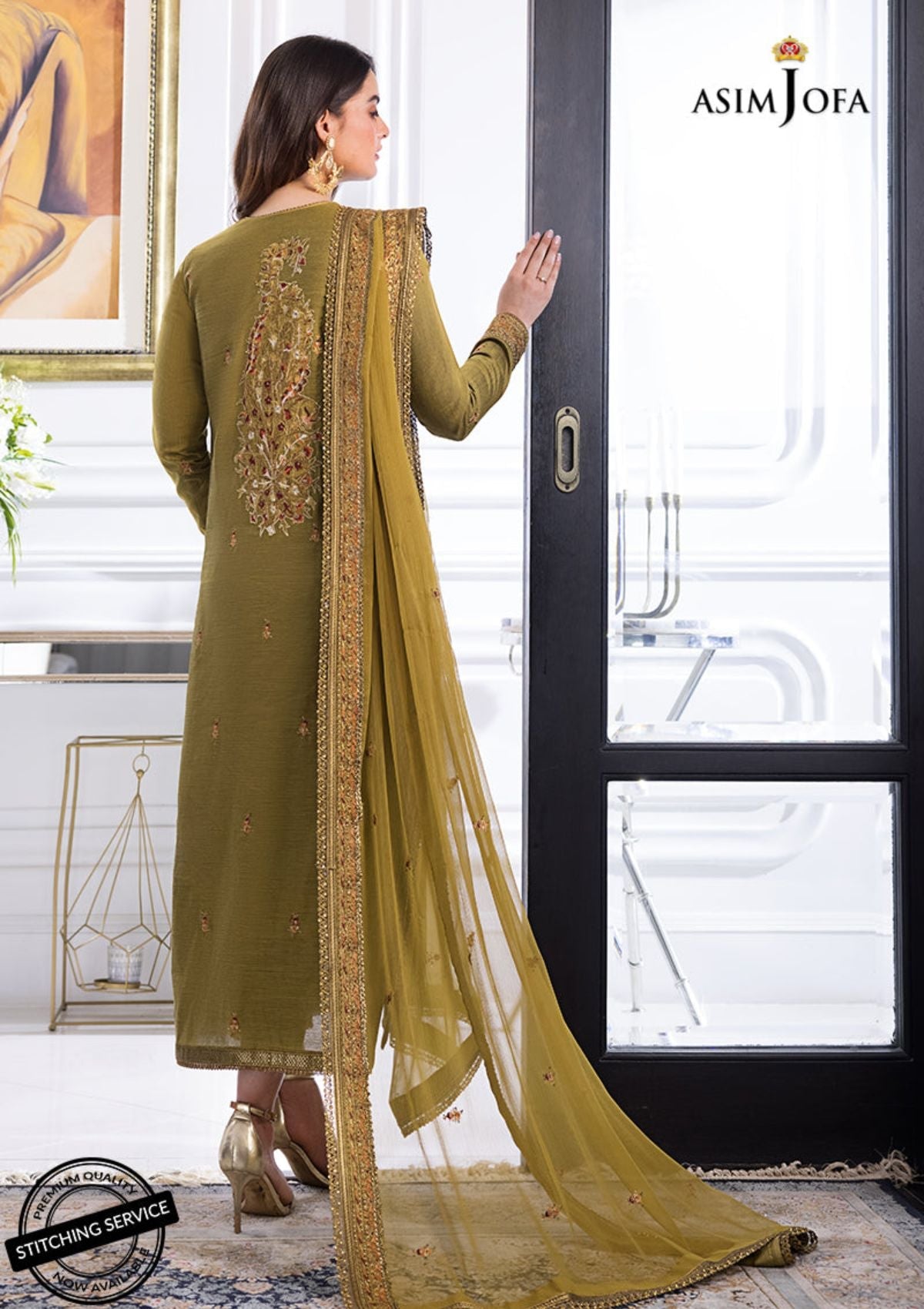 Winter Collection - Asim Jofa - Iqra & Minal - AJIM#8 available at Saleem Fabrics Traditions