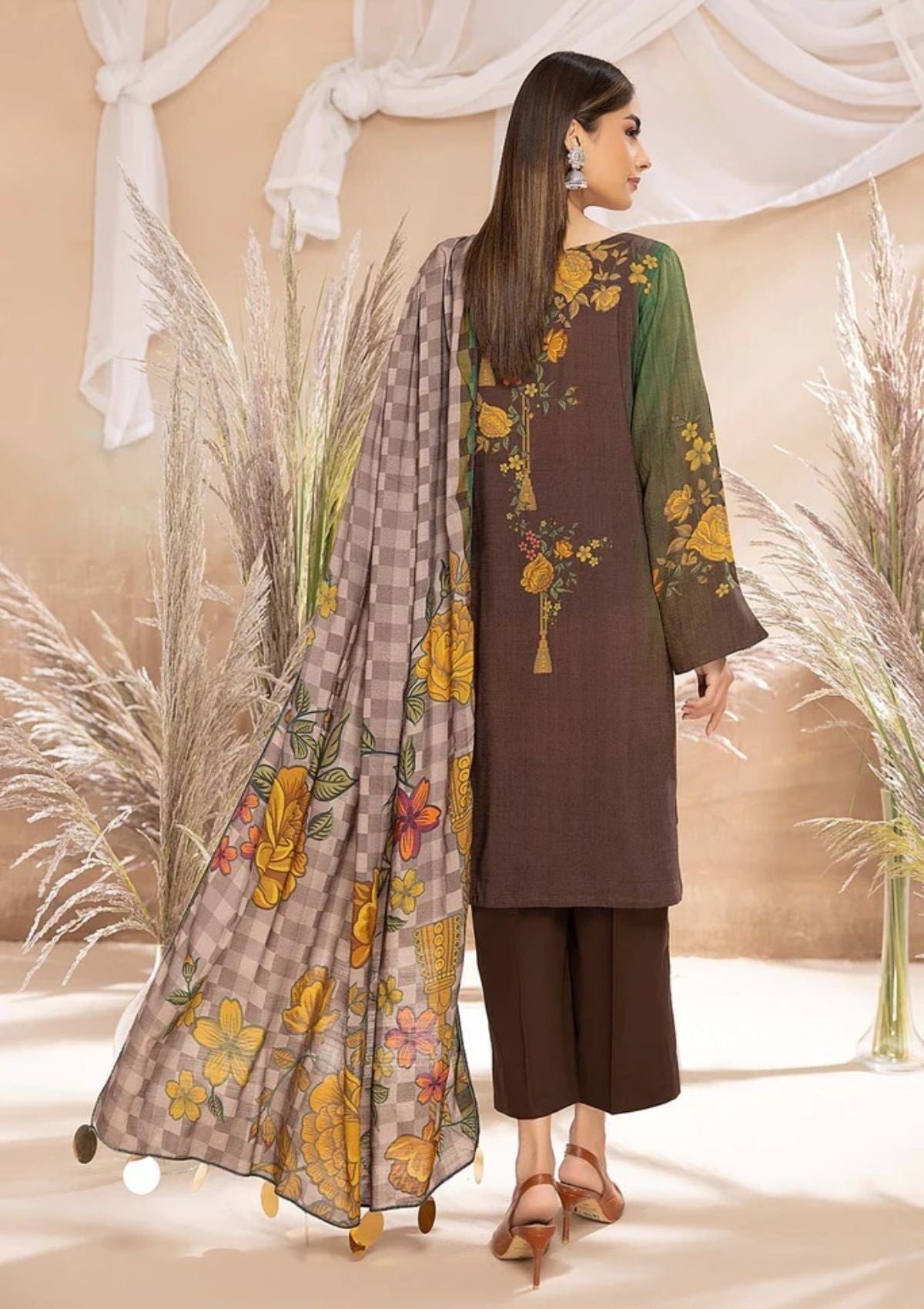 Winter Collection - Charizma - Beyond Casuals - C Prints - V06 - CPW#45 available at Saleem Fabrics Traditions