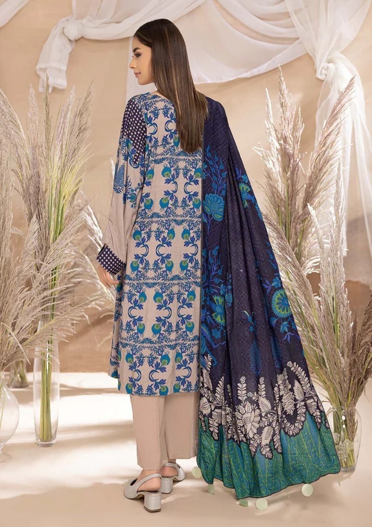 Winter Collection - Charizma - Beyond Casuals - C Prints - V06 - CPW#47 available at Saleem Fabrics Traditions