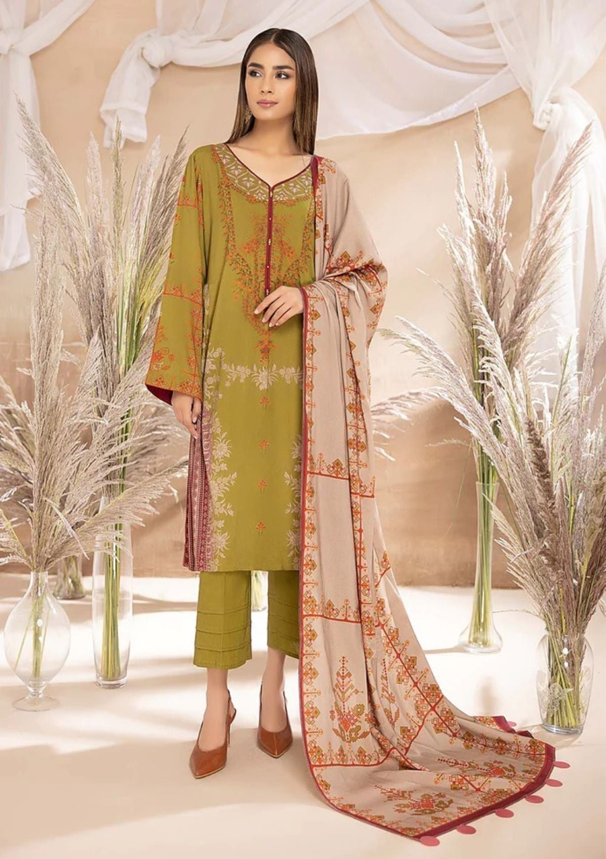 Winter Collection - Charizma - Beyond Casuals - C Prints - V06 - CPW#49 available at Saleem Fabrics Traditions