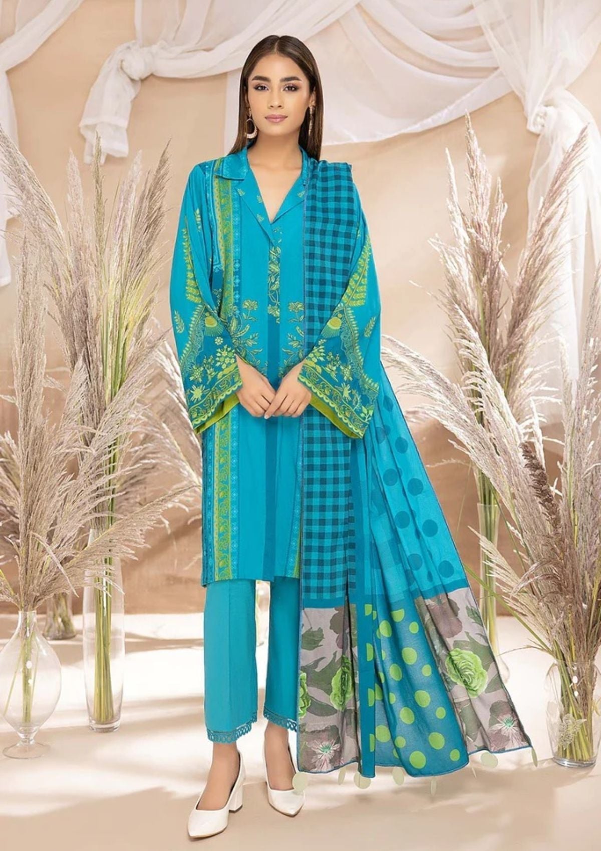 Winter Collection - Charizma - Beyond Casuals - C Prints - V06 - CPW#50 available at Saleem Fabrics Traditions