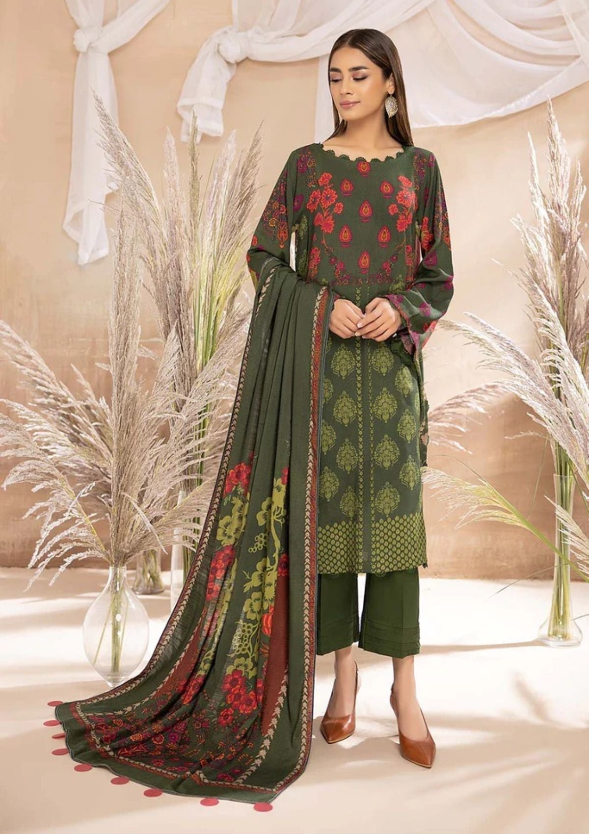 Winter Collection - Charizma - Beyond Casuals - C Prints - V06 - CPW#51 available at Saleem Fabrics Traditions