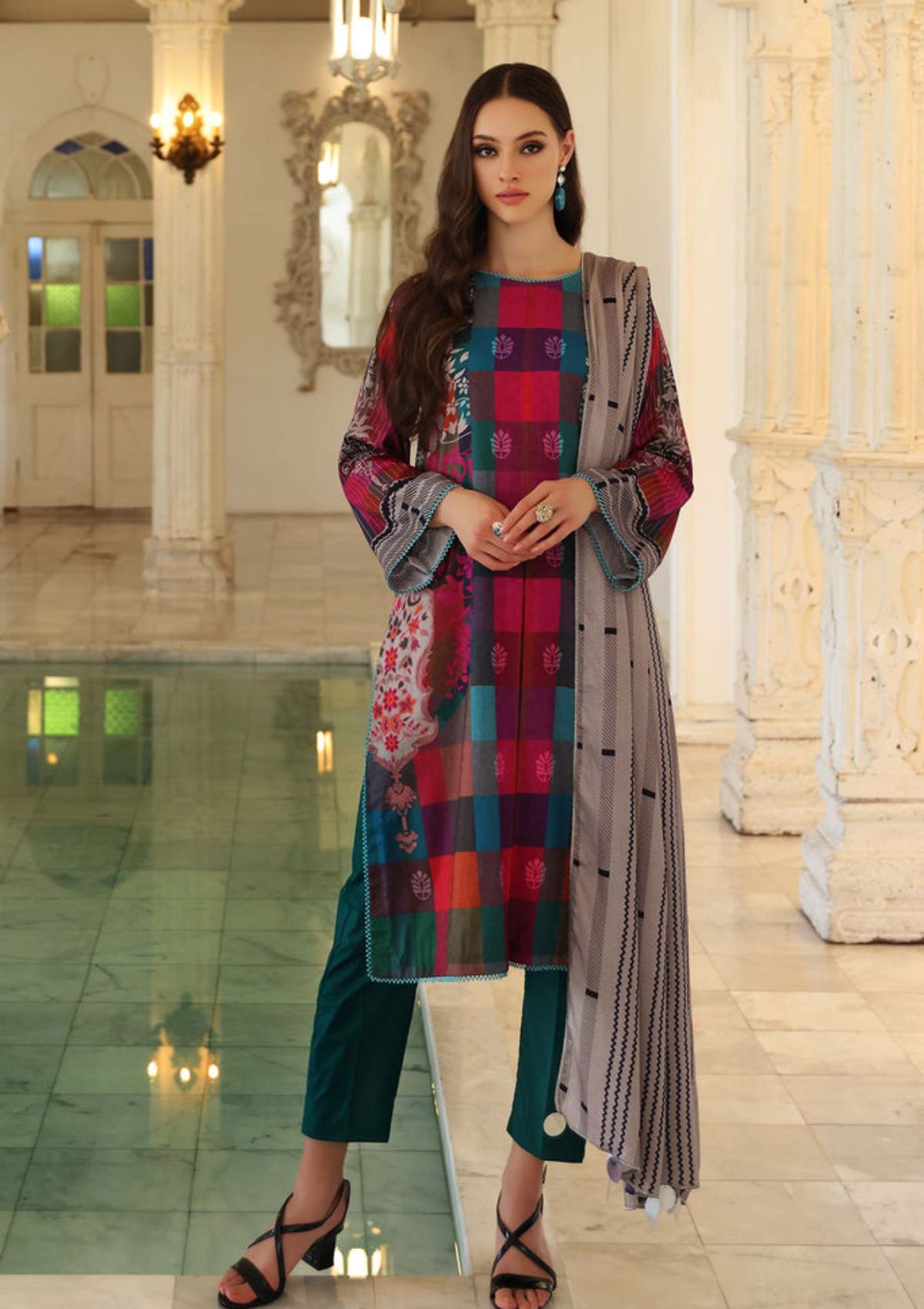 Winter Collection - Charizma - Beyond Casuals V01 - CPW#05 available at Saleem Fabrics Traditions