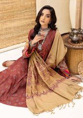 Winter Collection - Charizma - Khaddar With Pasmina Shawl - CKD#4 available at Saleem Fabrics Traditions