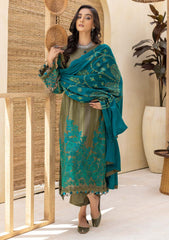 Winter Collection - Charizma - Khaddar With Pasmina Shawl - CKD#5 available at Saleem Fabrics Traditions