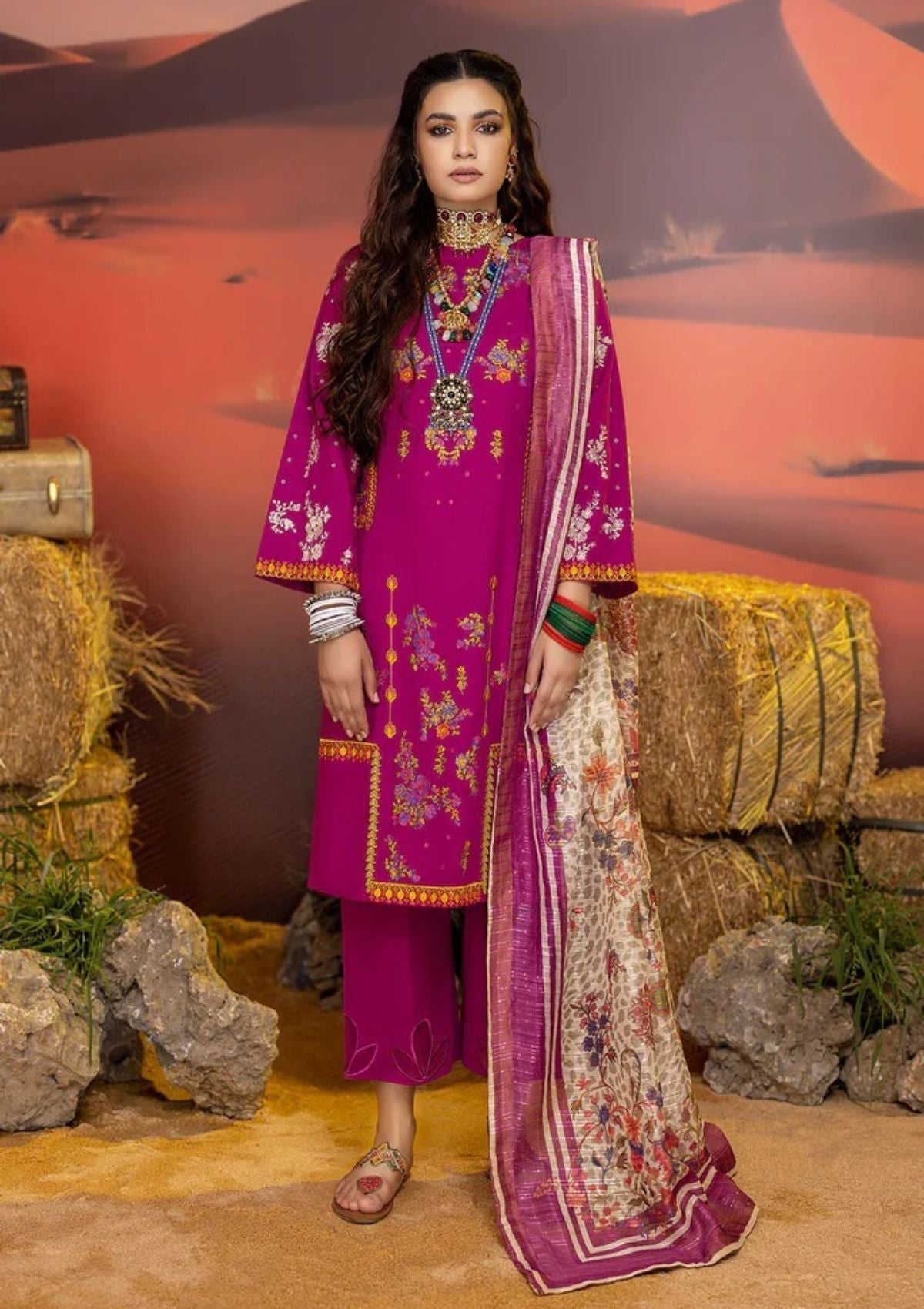 Winter Collection - Charizma - Miraas - Khaddar - V01 - CM#4 available at Saleem Fabrics Traditions