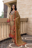 Winter Collection - Charizma - Peach Leather - Velvet - CLP#03 available at Saleem Fabrics Traditions