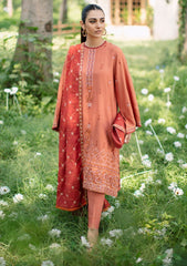 Winter Collection - Cross Stitch - Sukoon - Cotton Satin - D#04 available at Saleem Fabrics Traditions