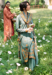 Winter Collection - Cross Stitch - Sukoon - Cotton Satin - D#07 available at Saleem Fabrics Traditions