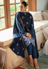 Winter Collection - Cross Stitch - Sukoon - Cotton Satin - D#08 available at Saleem Fabrics Traditions