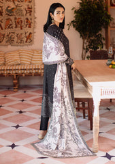 Winter Collection - Cross Stitch - Sukoon - Cotton Satin - D#09 available at Saleem Fabrics Traditions