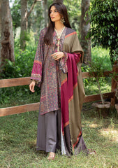 Winter Collection - Cross Stitch - Sukoon - Cotton Satin - D#12 available at Saleem Fabrics Traditions