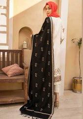 Winter Collection - Dua - Gul e Zarki - Camellia - Wool - D#12 available at Saleem Fabrics Traditions