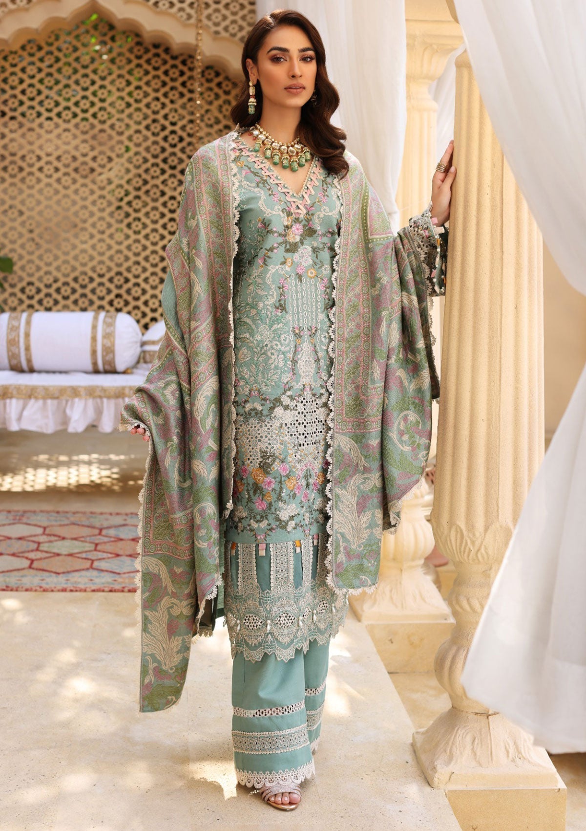 Winter Collection - Elaf - Luxury - ELW#05 available at Saleem Fabrics Traditions