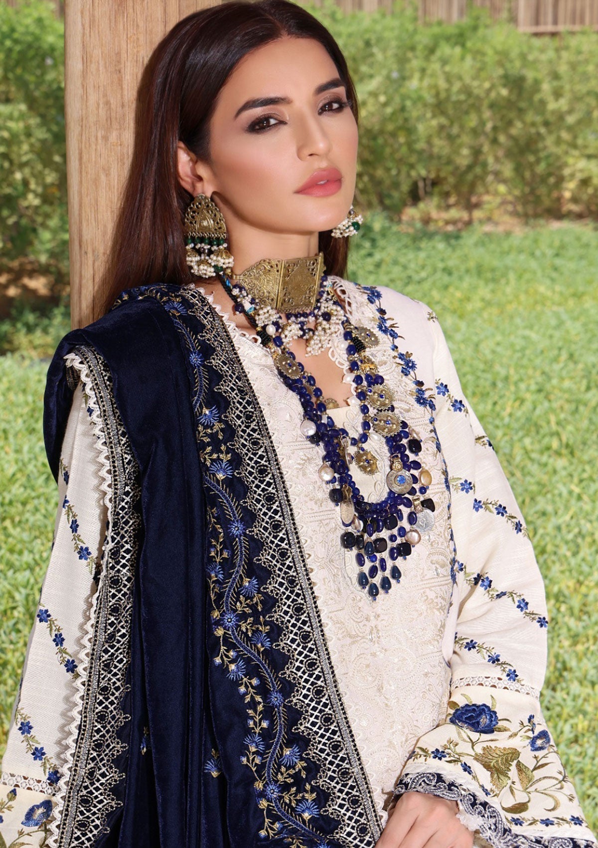 Winter Collection - Elaf - Luxury - ELW#07 available at Saleem Fabrics Traditions