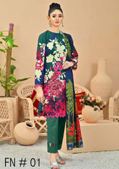 Winter Collection - Fiza Noor - Zarminay - Khaddar - FN#01 available at Saleem Fabrics Traditions