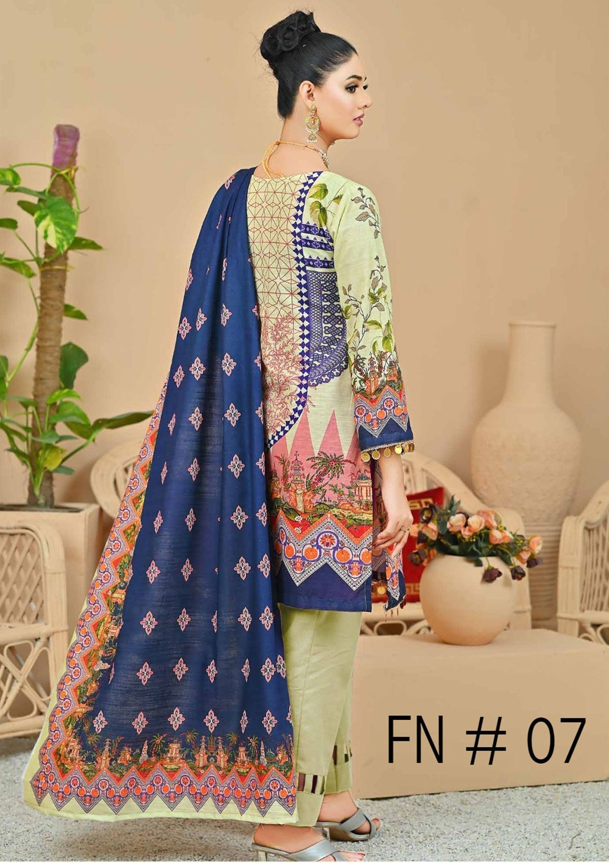 Winter Collection - Fiza Noor - Zarminay - Khaddar - FN#05 available at Saleem Fabrics Traditions