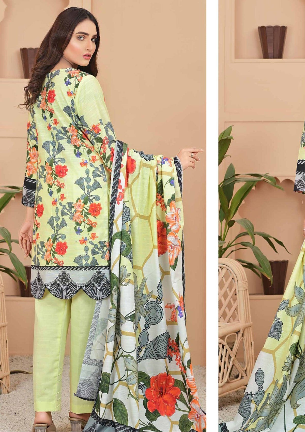 Winter Collection - Fiza Noor - Zarminay - Khaddar - FN#23 available at Saleem Fabrics Traditions