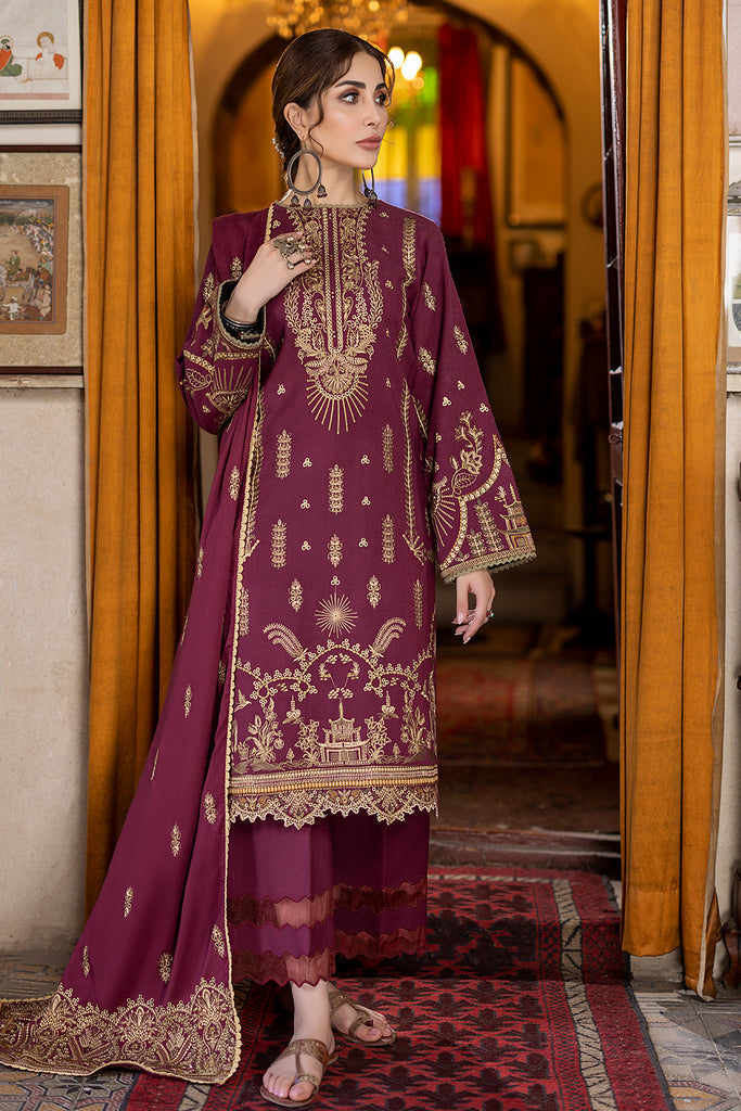 Winter Collection - Humdum - Laadli - D#2 available at Saleem Fabrics Traditions