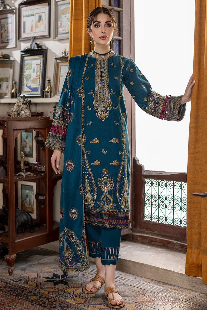 Winter Collection - Humdum - Laadli - D#4 available at Saleem Fabrics Traditions